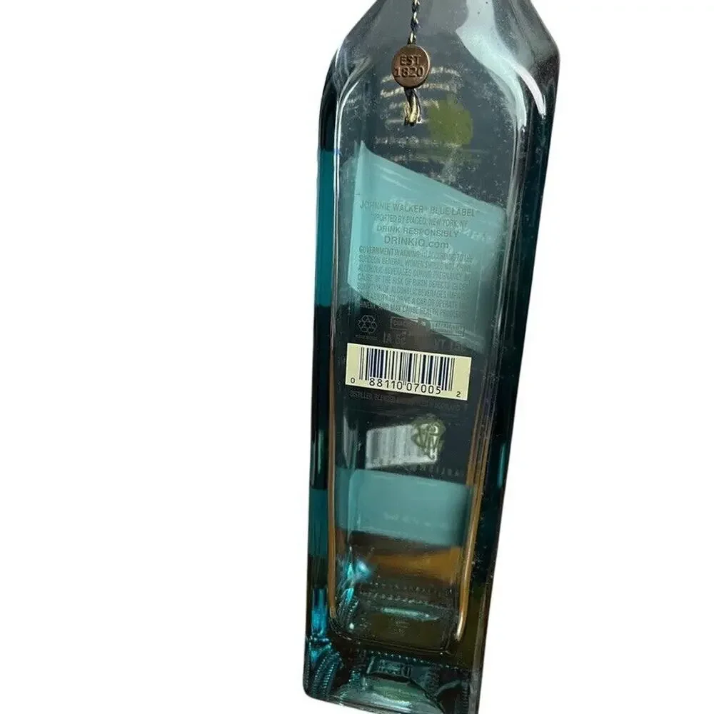 Johnnie Walker Blue Label Blended Scotch Whisky Empty Bottle Box Collectors